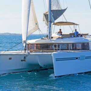 Experience a lux catamaran cruise in Crete. Private sailing to Dia island with swimming, snorkeling & premium service. Book your trip today!
